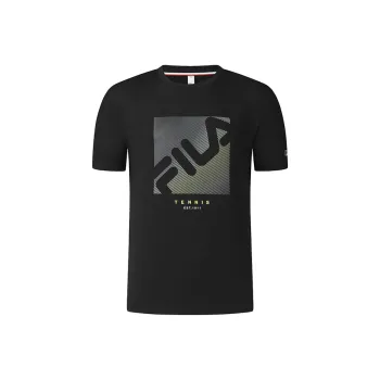FILA Athletics Tennis T Shirt Men's Pitch Black