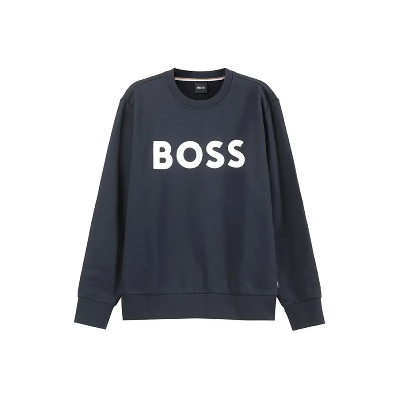 HUGO BOSS Logo Printed Crewneck Sweatshirt-0