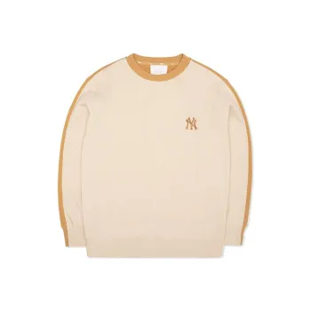 MLB New York Yankees Sweatshirts Unisex Beige