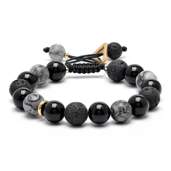Cuud Volcanic Stone Bracelets Unisex