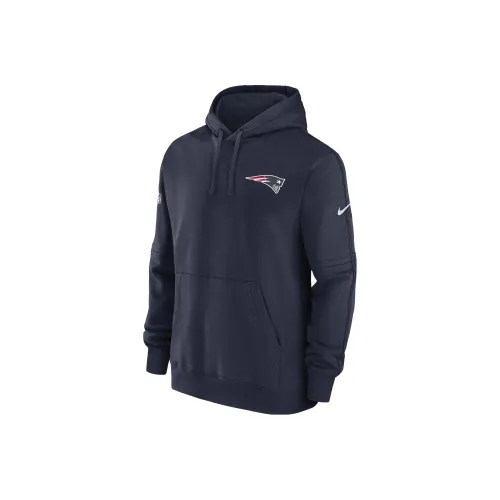 Nike x NFL New England Patriots Sideline Club Sweatshirt Men's University Marine Blue