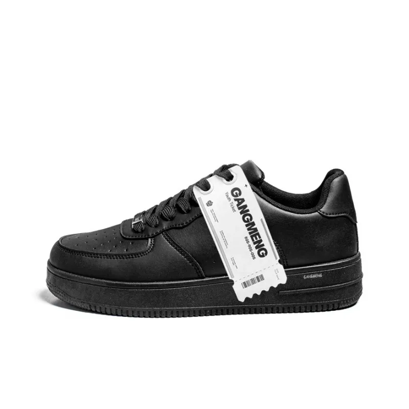 Hong Kong Meng Slip Resistant, Waterproof, Lightweight Low Top Skateboard Shoes Men's-6