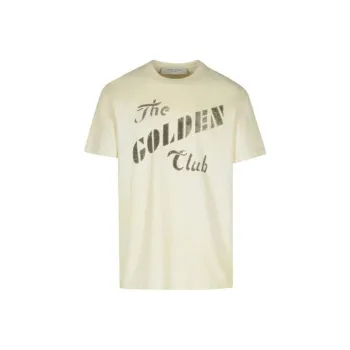 Golden Goose Logo Printed Crewneck T Shirt