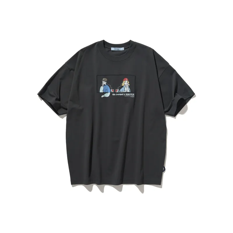 Nautica White Sail Nautica White Sail X POPBOY T Shirts Unisex-6