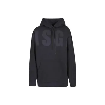 MSGM Logo Printed Drawstring Hoodie