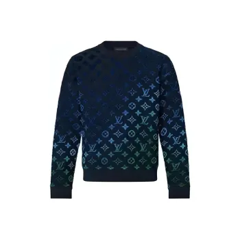 LOUIS VUITTON Gradient Monogram Fil Coup Sweatshirt