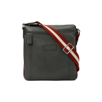 BALLY Suede Shoulder Bag Men's Black
