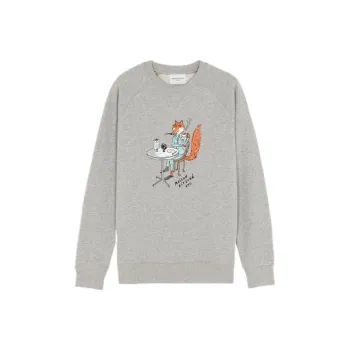 Maison Kitsune Sweatshirts Men Gray