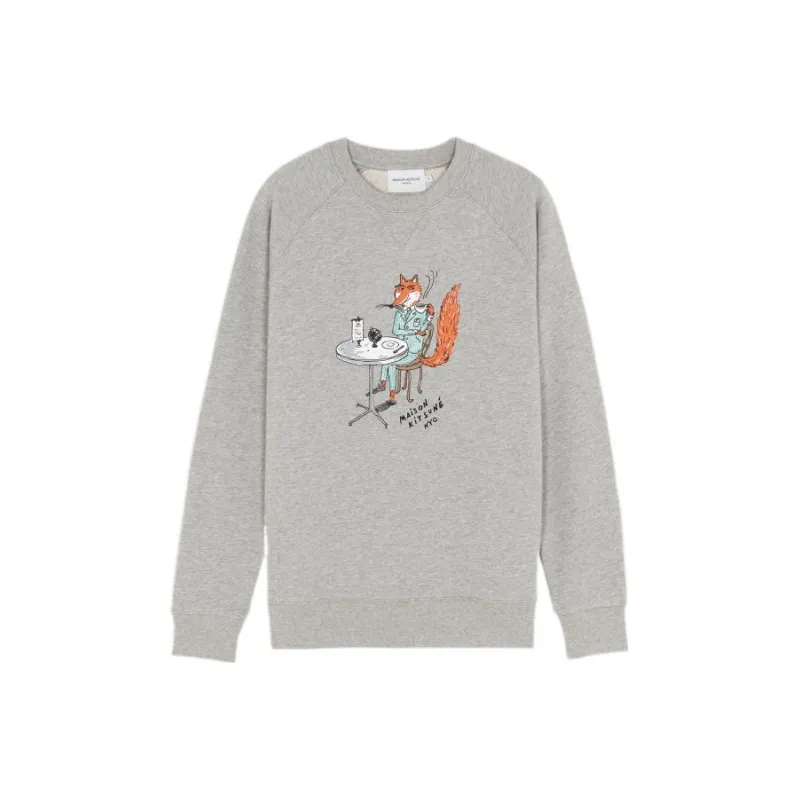 Maison Kitsune Sweatshirts Men Gray-0