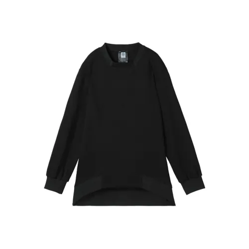 NORVINCY Loose Fit Casual Outerwear Solid Color Sweatshirt Unisex