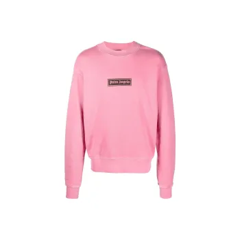 PALM ANGELS Garment Dye Box Logo Sweatshirt