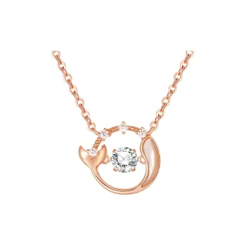 CLARKIA FLOWER S925 Silver Necklaces Women's