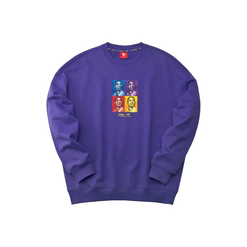 LiNing Sports Fashion Collection Sweatshirt Men's Freedom Purple-0