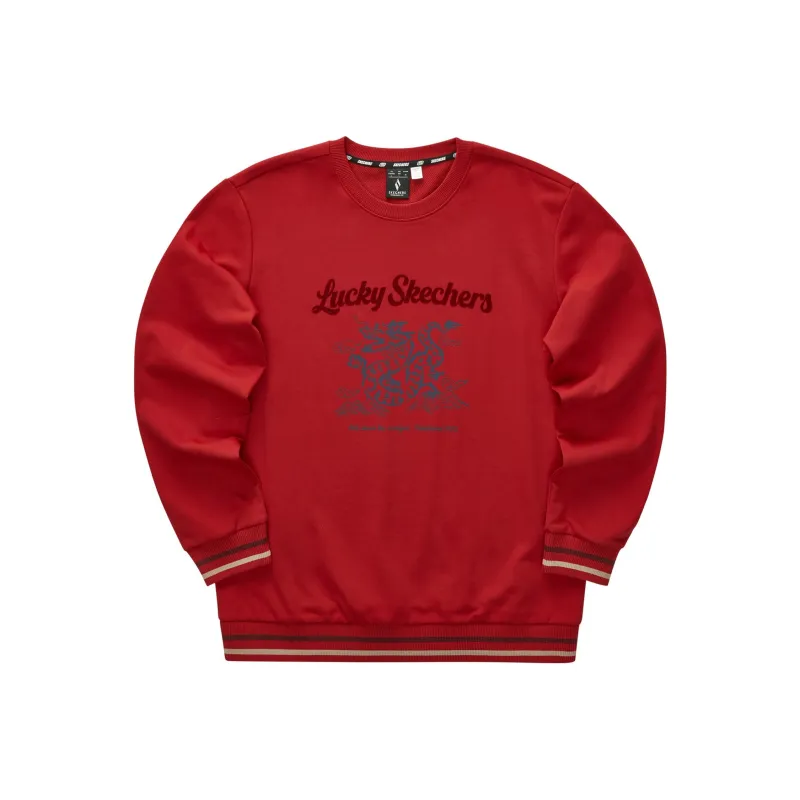 Skechers New Year Sweatshirt Unisex Berry Red-0
