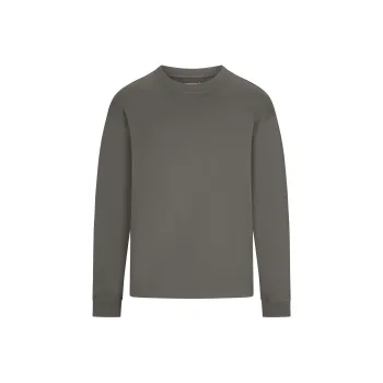SKIMS SS25 HEAVYWEIGHT COTTON MENS RELAXED LONG SLEEVE T-SHIRT T-Shirt Men's GUNMETAL/Bronze
