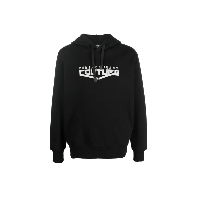 VERSACE JEANS COUTURE Logo print Pullover Hoodie-0