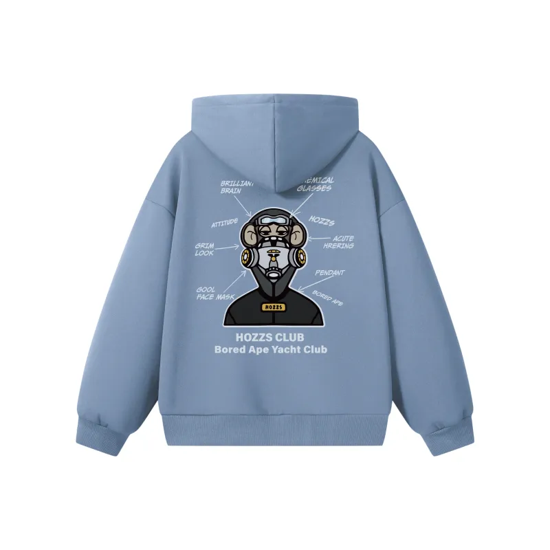 HOZZS x WULIAOYUAN LIANMINGKUAN Pullover Hooded Fleece Lined Hoodies & Sweatshirts Unisex-10
