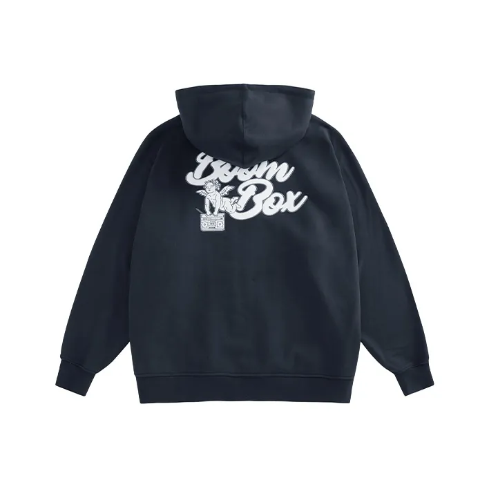 COPPOLELLA Hooded Loose Fit Regular Sweatshirt Unisex Navy Blue-0