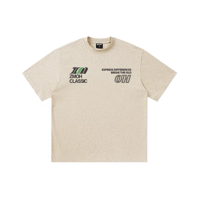 ZMOH Short Sleeved T Shirt Unisex Couple's-5