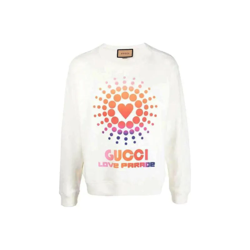 GUCCI Logo Printed Long-Sleeved Sweatshirt-0