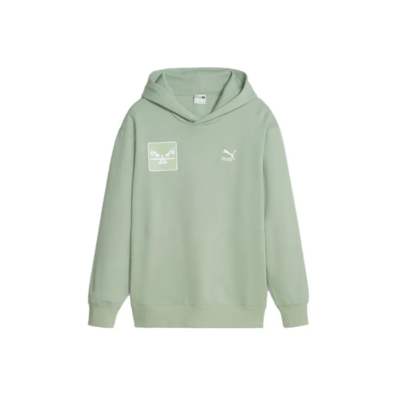 PUMA Hoodie « Icons Of Unity » Classics Sweatshirt Unisex Mist Green-0