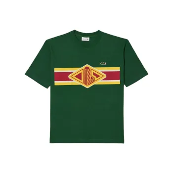 LACOSTE Logo-print Crew-neck T-shirt