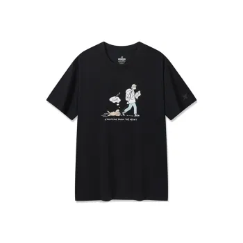 XTEP Vitality Series T Shirt Unisex Jet Black