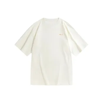PEACEBIRD MEN Eye C Collaboration Series T Shirt Men's Milk White