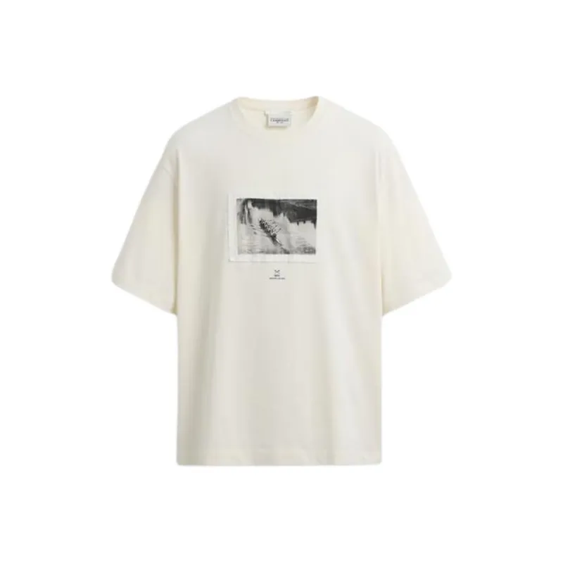 ZARA T Shirt Men's Frosted White-0