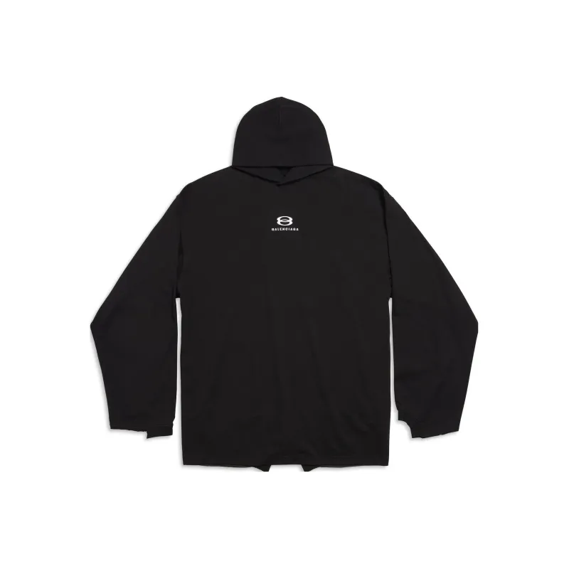 Balenciaga FW23 Sweatshirt Loose Fit Style Unisex Black-0