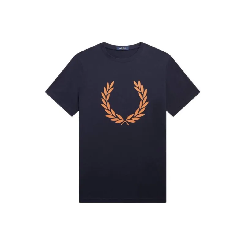 FRED PERRY T Shirt Men's Marine Blue-0