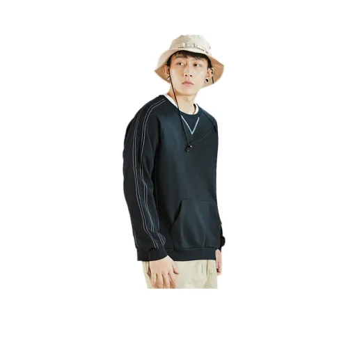Tonlion Sweatshirts Unisex Black