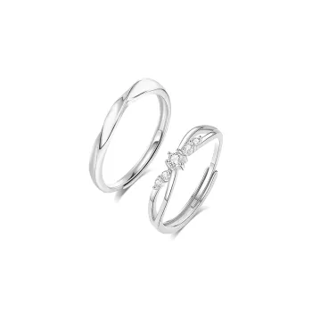 BLANK IN BLANK 999 Fine Silver Rings Unisex