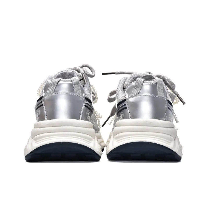 MISTERY Breathable Lightweight Low-Top Chunky Sneakers Women's-22