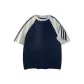 Navy Blue & Dark Gray Sleeves