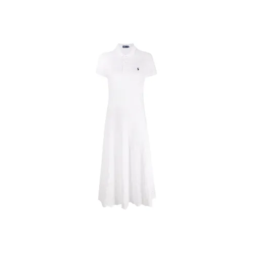 Polo Ralph Lauren SS23 Short-Sleeved Dresses Women's White