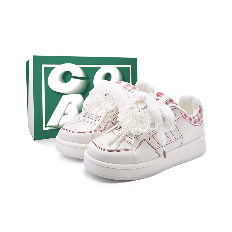 Cob Anti Slip And Wear Resistant Lightweight Low Top Skateboard Shoes Women's-12