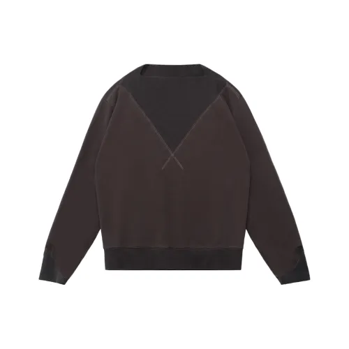SIMPLE PROJECT Sweatshirt Unisex Red Brown