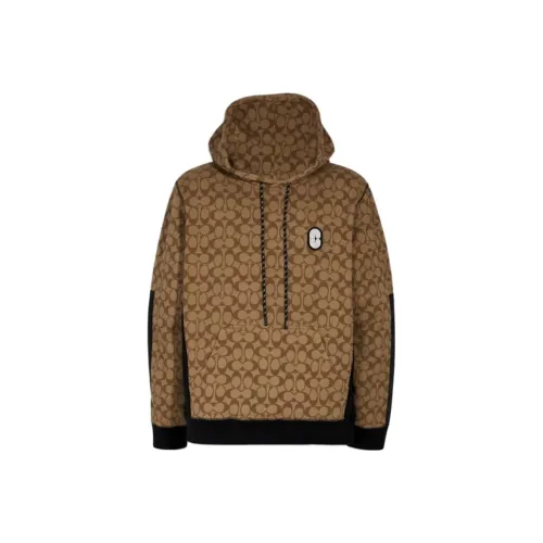 COACH Sweatshirts Men Brown