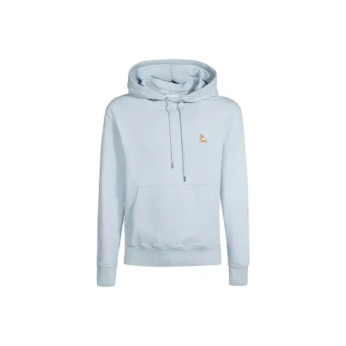 Maison Kitsune Fox Embroidered Drawstring Hoodie
