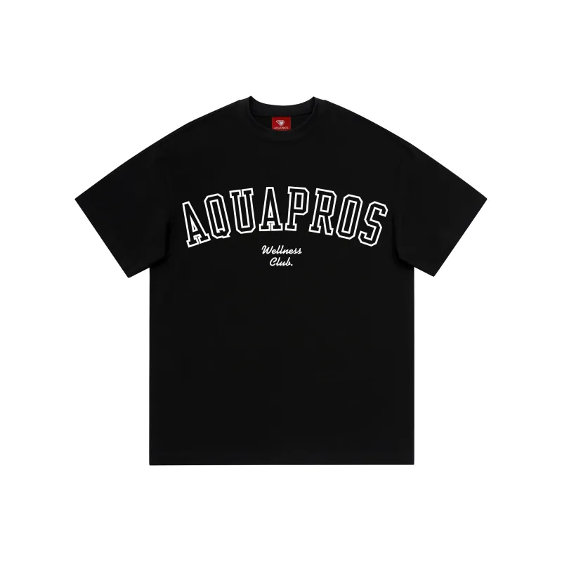 AQUAPROS T Shirts Unisex Black-0