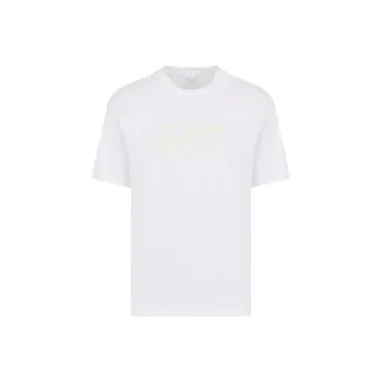 EMPORIO ARMANI EA7 SS24 T Shirt Men's Cream White