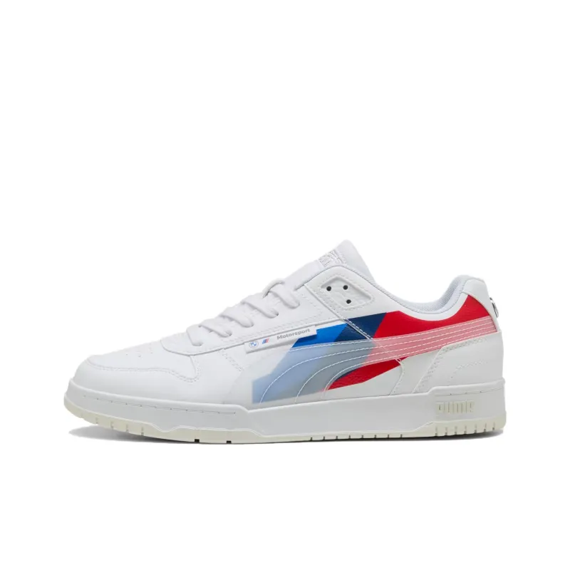 BMW M Motorsport x PUMA RBD Game Anti Slip Wear Resistant Low Top Skateboard Shoes Men's White-0