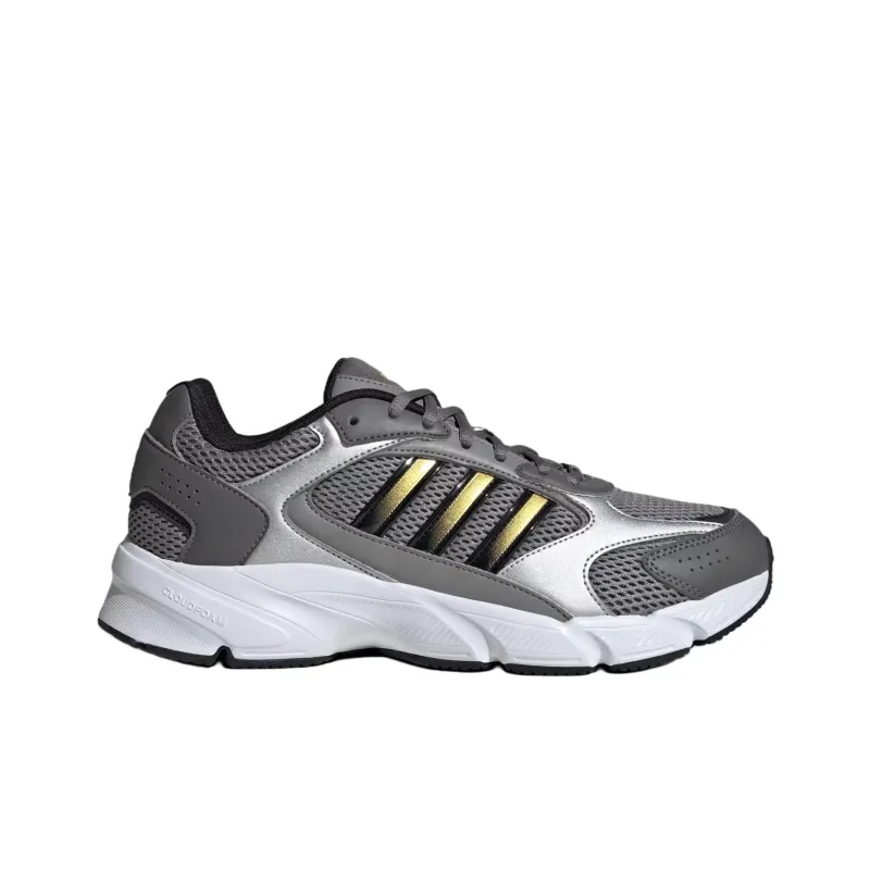 Adidas CRAZYCHAOS 2000 Anti Slip Wear Resistant Low Top Casual Running Shoes Men's Gray-1
