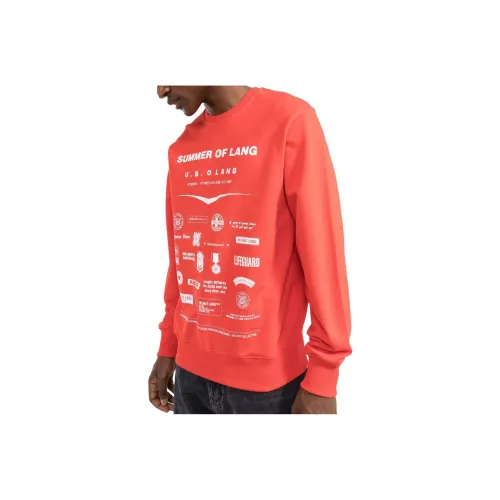 Helmut Lang Sweatshirts Men Red