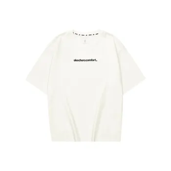 Skechers Sports Life Collection T-Shirt Unisex Marshmallow White