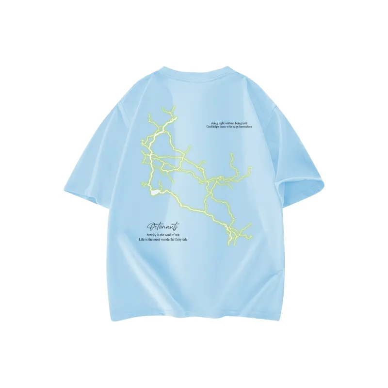 Small Columns Under The Sea T Shirt Men's-43