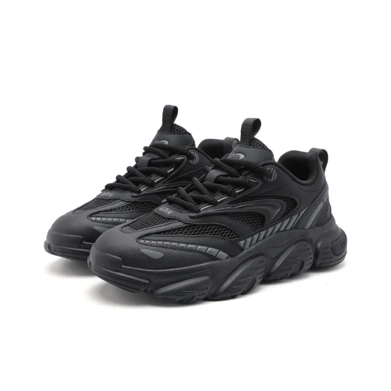 K bird Cushioning Anti Slip Wear Resistant Breathable Lightweight Height Increasing Low Top Chunky Sneakers Men's-2