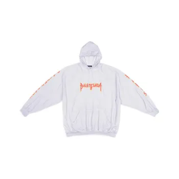 Balenciaga Women's Metal Vintage Oversized Hoodie