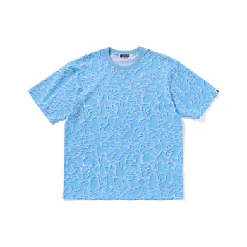 A BATHING APE Abc Sea Surface Camo Relaxed Fit Tee